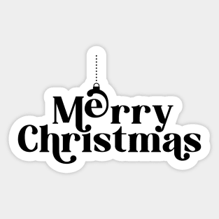 Merry Christmas Feliz Navidad Sticker